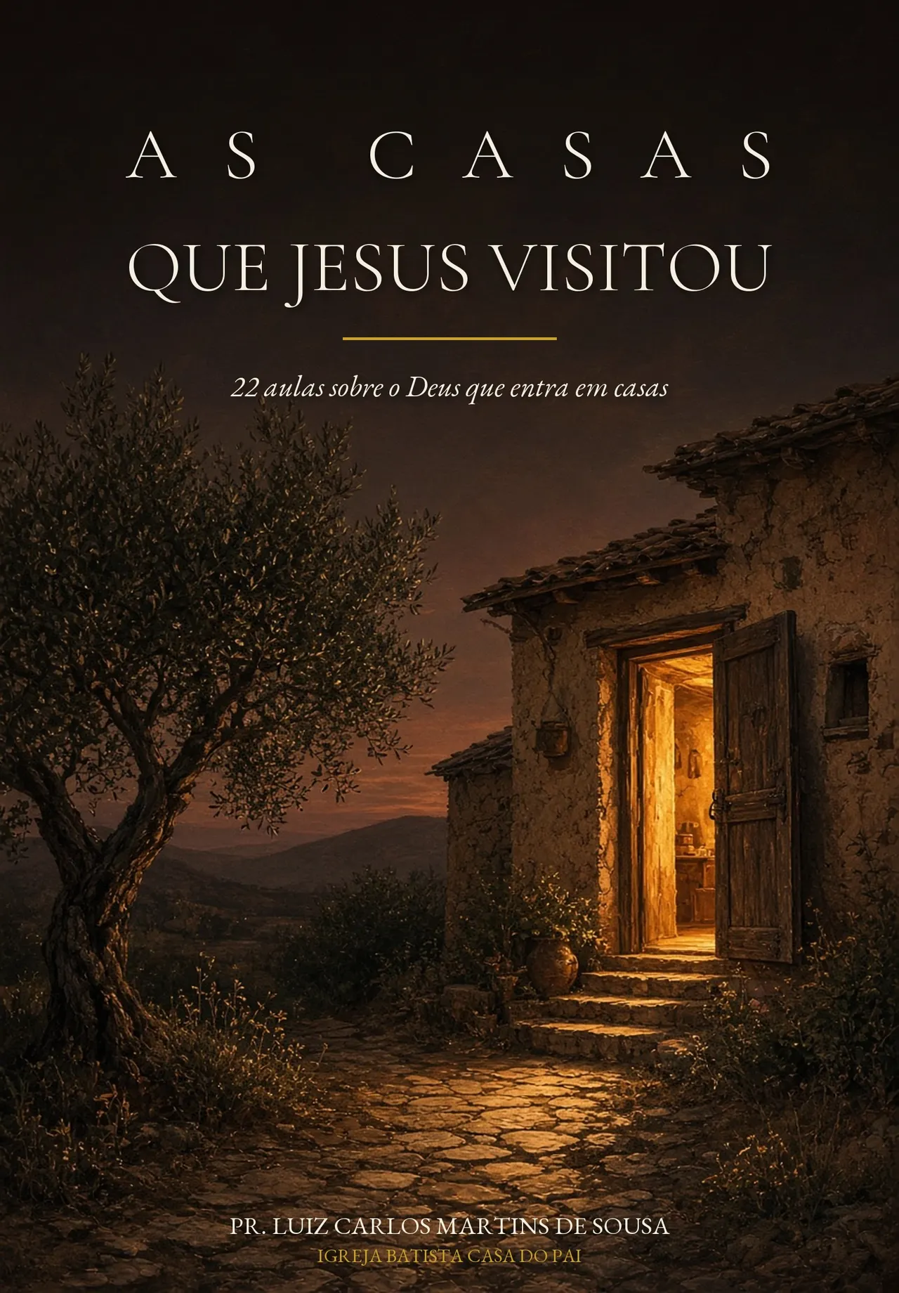 AS CASAS QUE JESUS VISITOU. 22 aulas sobre o Deus que entra em casas